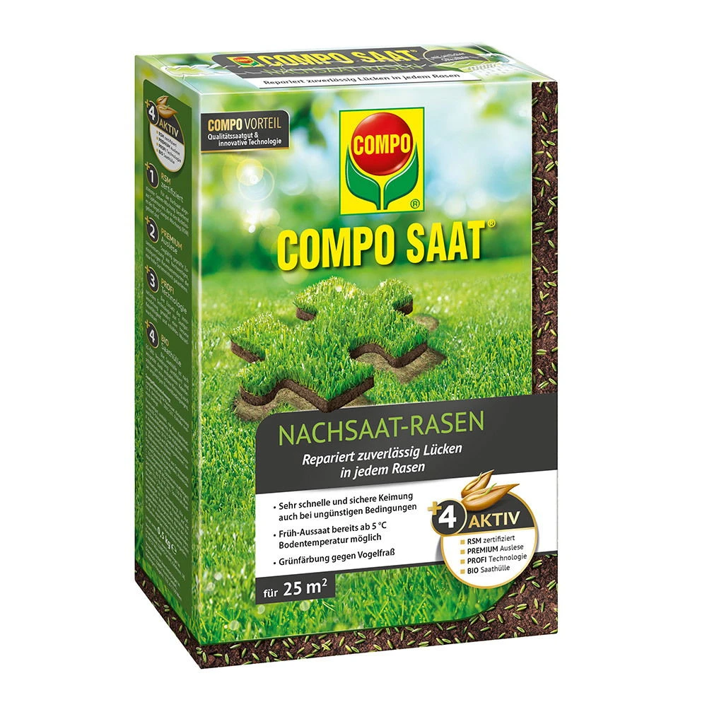 Compo Nachsaat-Rasen, 500 G 3 Compo Nachsaat-Rasen, 500 G