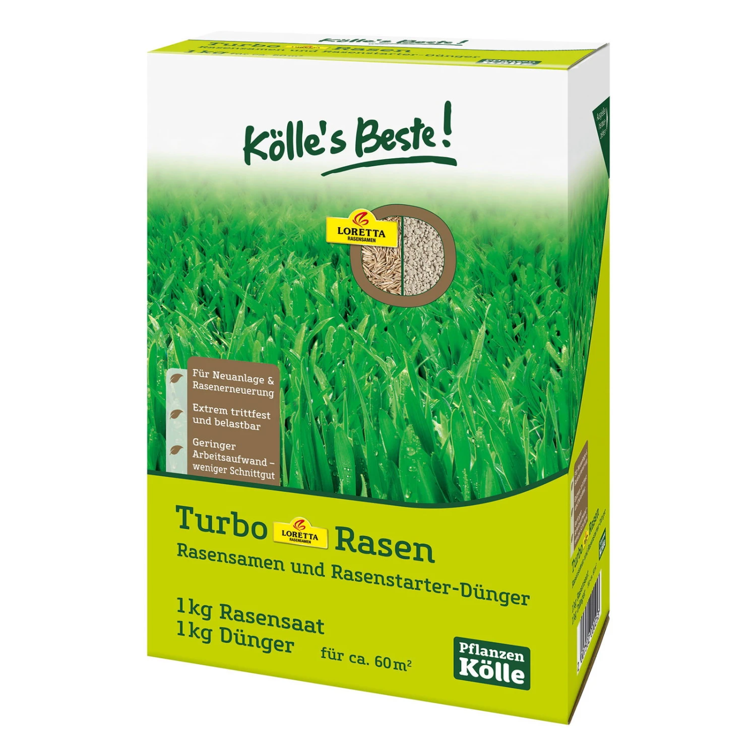 Kölle's Beste Turbo Loretta-Rasen 2 Kg 3 Kölle's Beste Turbo Loretta-Rasen 2 Kg