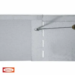 Rasenkante, Silber, Stahl, 118 X 19,5 Cm -Garten Saat Verkäufe 0910301041 Rasenkante Metall verzinkt 3 109345