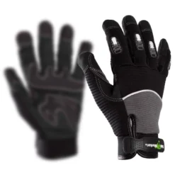 Kölle Arbeitshandschuhe "Esko" Gr. 10, Schwarz, Mit Fingerschutz