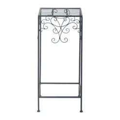 Pflanztisch L, Schwarz, Eisen, Ca. 31 X 31 X 70 Cm