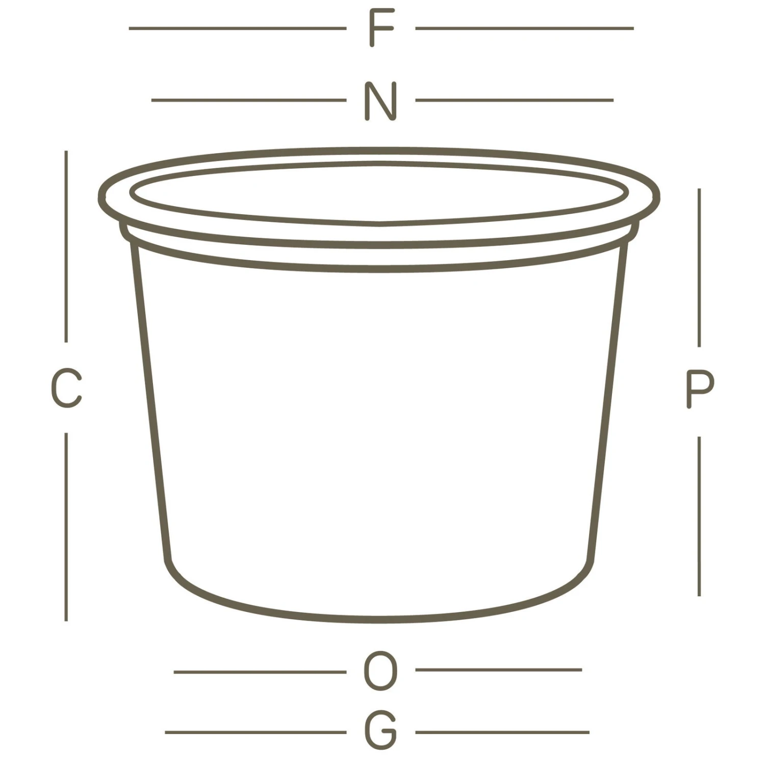 Euro 3 Plast Pflanzkübel "Cilindro" Terra, Ø Ca. 50 Cm, Erdvol. 50 L 4 Euro 3 Plast Pflanzkübel "Cilindro" Terra, Ø Ca. 50 Cm, Erdvol. 50 L – Bild 2