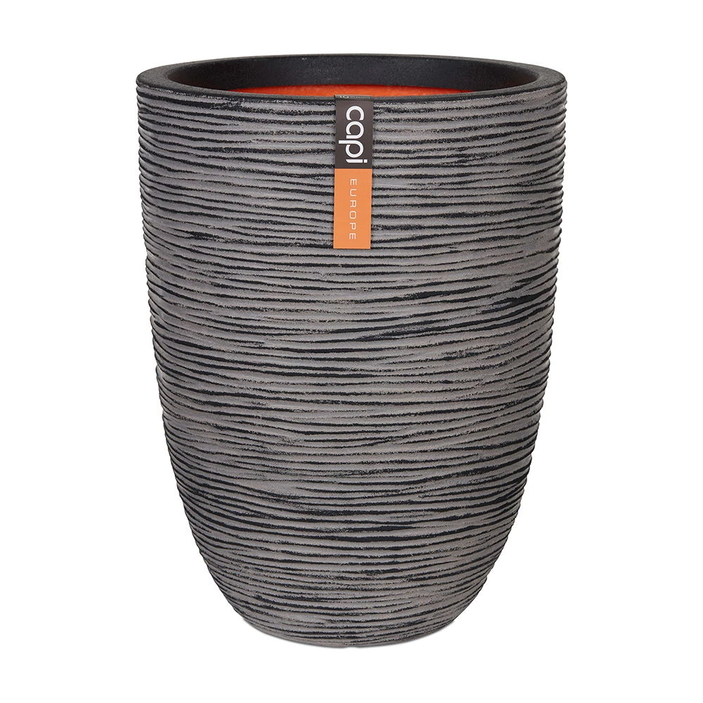 Pflanzvase Rib Bella Anthrazit 3 Pflanzvase Rib Bella Anthrazit