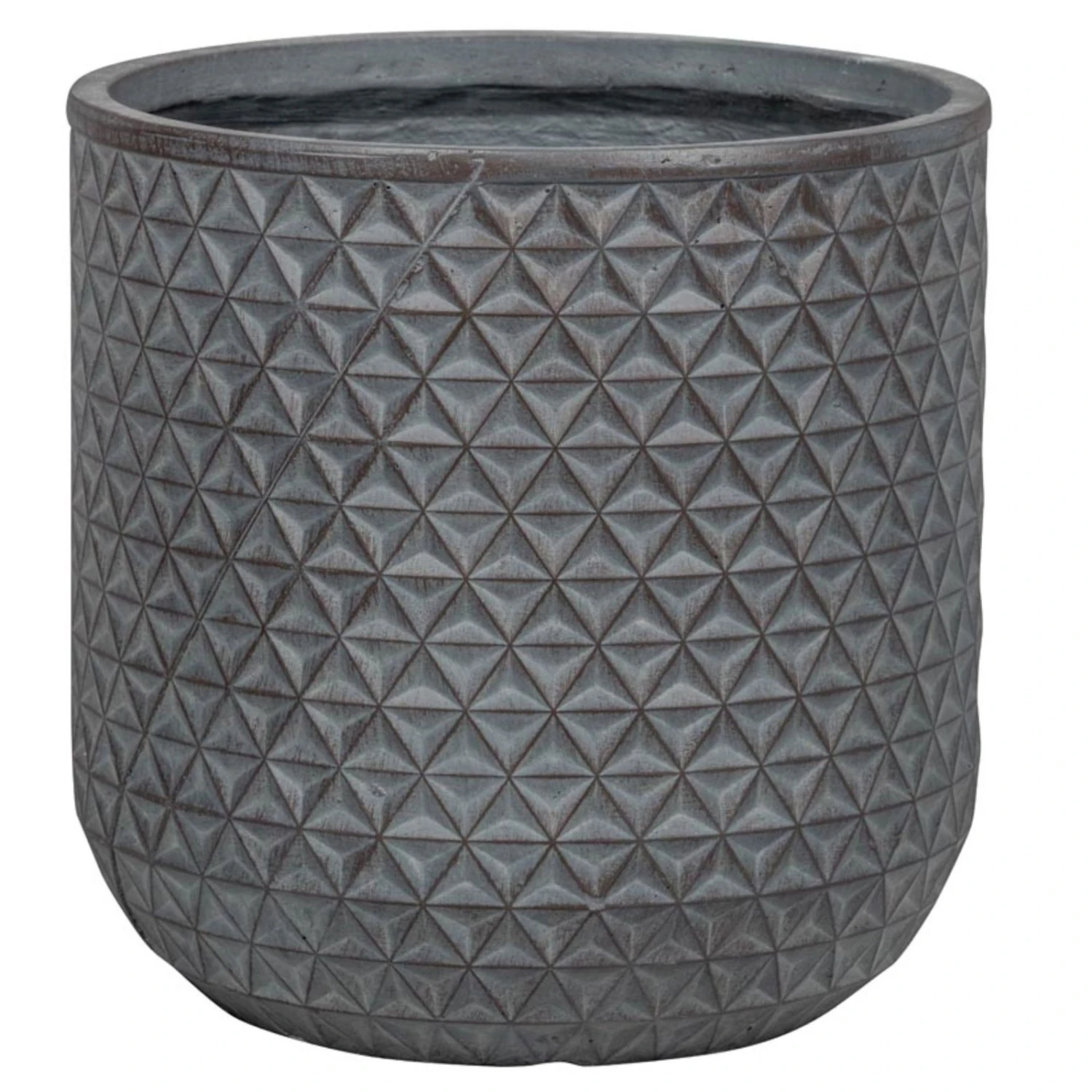 Pflanzgefäß 'Chester 04', Dunkelgrau 3 Pflanzgefäß 'Chester 04', Dunkelgrau